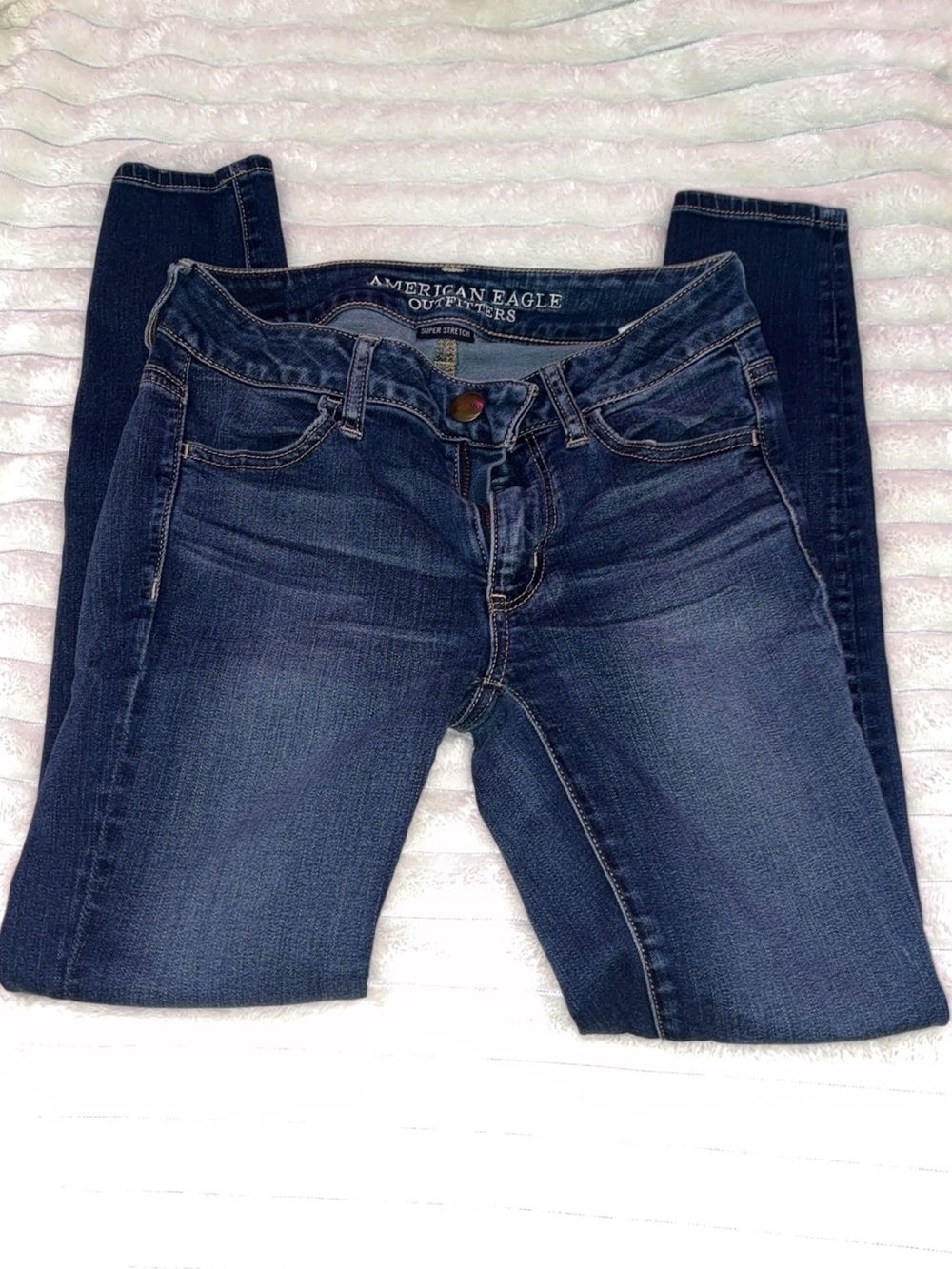American Eagle Outfitters Dark Indigo Skinny Jeans
